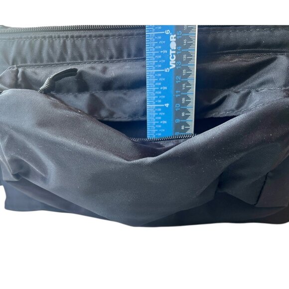 L.L. Bean Camera Case Padded Black Nylon Bag Elastic and Hook & Loop Straps - Picture 6 of 16